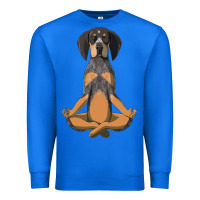 True Royal yoga fitness bluetick coonhound dog 363 bodybuilding Premium Sweatshirt - linhVisuals