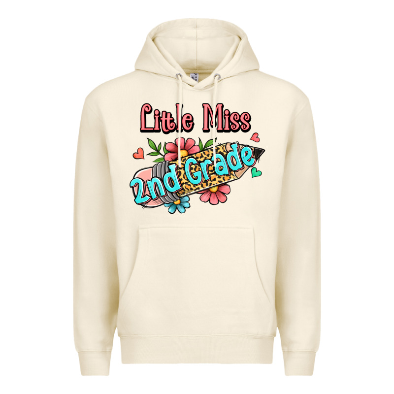 Little Miss Second Grade Premium Hoodie by Jasminsmagicworld | Teevron