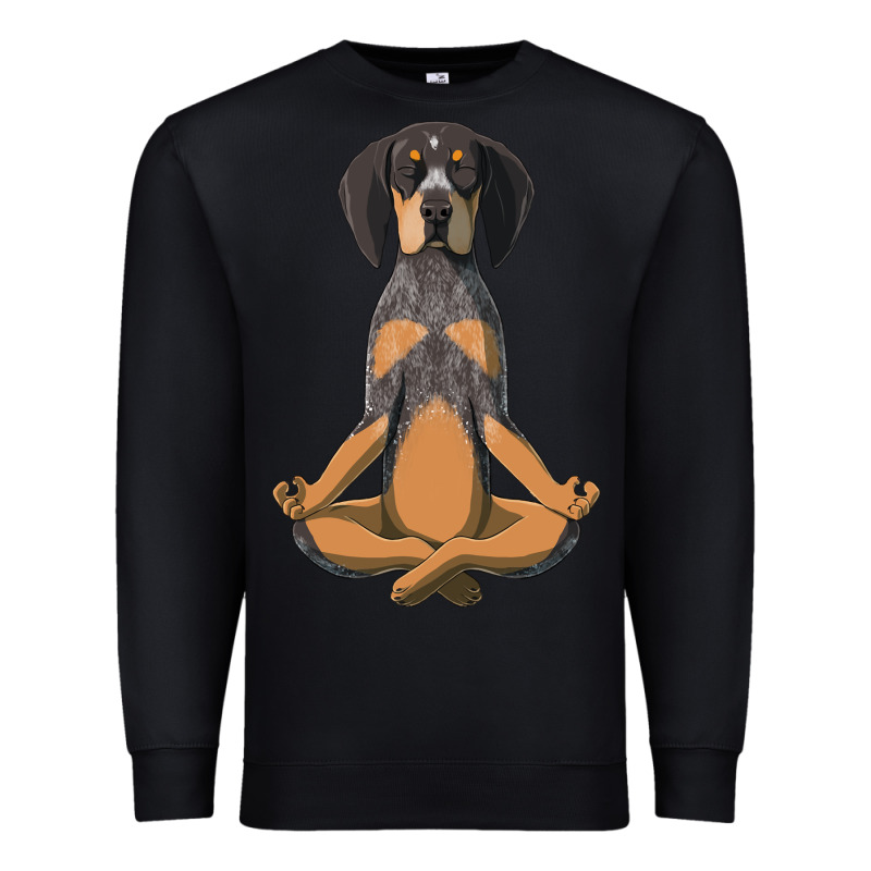 Yoga Fitness Bluetick Coonhound Dog 363 Bodybuilding Premium Sweatshirt by linhVisuals | Teevron