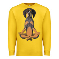 Lemon yoga fitness bluetick coonhound dog 363 bodybuilding Premium Sweatshirt - linhVisuals