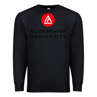 Black academy of art, college design Premium Sweatshirt - linhVisuals