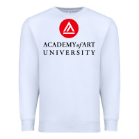 White academy of art, college design Premium Sweatshirt - linhVisuals