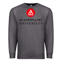 Charcoal Heather academy of art, college design Premium Sweatshirt - linhVisuals
