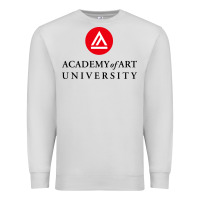 Dove Grey academy of art, college design Premium Sweatshirt - linhVisuals