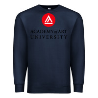 Navy academy of art, college design Premium Sweatshirt - linhVisuals