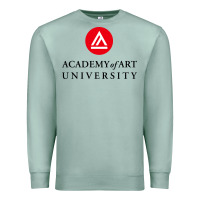 Seafoam academy of art, college design Premium Sweatshirt - linhVisuals