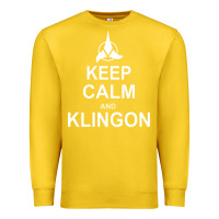 Lemon keep calm and klingon Premium Sweatshirt - linhVisuals