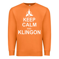 Carrot keep calm and klingon Premium Sweatshirt - linhVisuals