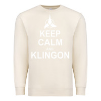 Sandshell keep calm and klingon Premium Sweatshirt - linhVisuals