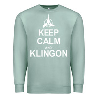 Seafoam keep calm and klingon Premium Sweatshirt - linhVisuals