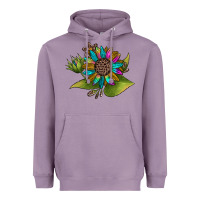 Lavender western sunflower Heavyweight Hoodie - JahusDesignShop