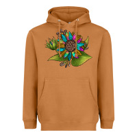 Meerkat western sunflower Heavyweight Hoodie - JahusDesignShop