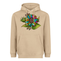 Mushroom western sunflower Heavyweight Hoodie - JahusDesignShop