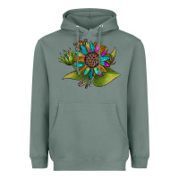 Sage western sunflower Heavyweight Hoodie - JahusDesignShop