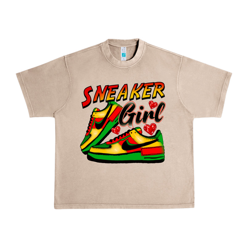 Sneaker Girl Urban Heavy Tee by FaDigitalArtStudio | Teevron