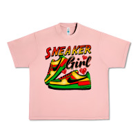 Salmon sneaker girl Urban Heavy Tee - FaDigitalArtStudio
