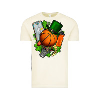 St. Patrick's Day Basketball Vintage Tee | Teevron