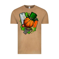 Vintage Camel St. Patrick's Day Basketball Vintage Tee - FaDigitalArtStudio