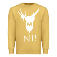 Antique Gold knights who say ni Premium Sweatshirt - linhVisuals