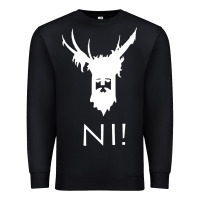 Black knights who say ni Premium Sweatshirt - linhVisuals