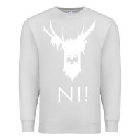 Dove Grey knights who say ni Premium Sweatshirt - linhVisuals