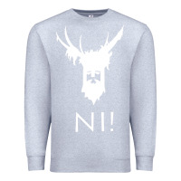 Heather Grey knights who say ni Premium Sweatshirt - linhVisuals