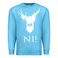 Ocean Blue knights who say ni Premium Sweatshirt - linhVisuals
