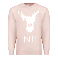Pale Pink knights who say ni Premium Sweatshirt - linhVisuals