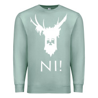 Seafoam knights who say ni Premium Sweatshirt - linhVisuals