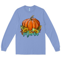 Colony Blue pumpkin mama Long Sleeve Tee - BundleAndBundleShop