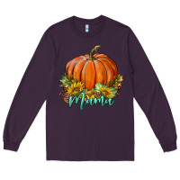 Plum pumpkin mama Long Sleeve Tee - BundleAndBundleShop