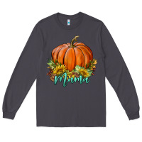 Smoke pumpkin mama Long Sleeve Tee - BundleAndBundleShop