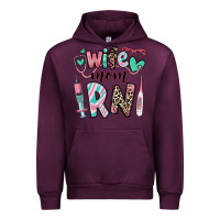 Mauve Wine wife mom rn registered nurse Urban Hoodie - RanaPortraitStore