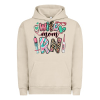 Pigment French Oak wife mom rn registered nurse Urban Hoodie - RanaPortraitStore