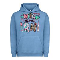 Pigment Pebble Blue wife mom rn registered nurse Urban Hoodie - RanaPortraitStore