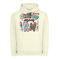Pigment Pistachio wife mom rn registered nurse Urban Hoodie - RanaPortraitStore