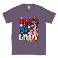 Lavender Thats my lady 4th of july Classic Tee - CowGirlArtShop