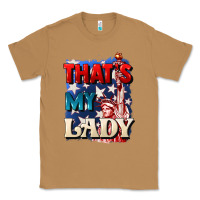 Toasted Coconut Thats my lady 4th of july Classic Tee - CowGirlArtShop