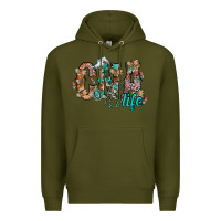 Army Green cna life Premium Hoodie - RacoonDesign