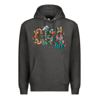 Charcoal Heather cna life Premium Hoodie - RacoonDesign