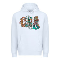 White cna life Premium Hoodie - RacoonDesign