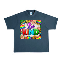 Midnight Navy Western Be Kind LGBTQ Tumbler Urban Heavy Tee - BundleAndBundleShop