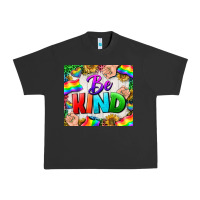 Pigment Black Western Be Kind LGBTQ Tumbler Urban Heavy Tee - BundleAndBundleShop