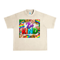 Sandshell Western Be Kind LGBTQ Tumbler Urban Heavy Tee - BundleAndBundleShop