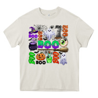 Cream boo halloween Heavy Core Tee - CowGirlArtShop