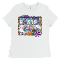 White Easter vibes Ladies Tee - OliviaCreatesArt