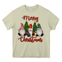 Mossy Merry Christmas Gnomes Heavy Core Tee - RanaPortraitStore
