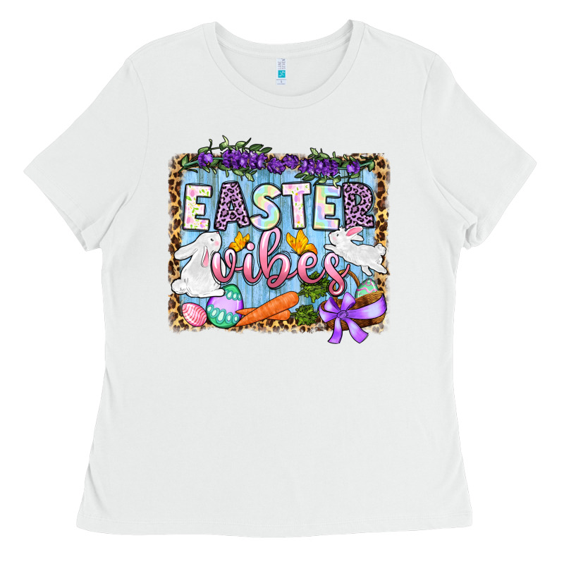 Easter Vibes Ladies Tee by OliviaCreatesArt | Teevron