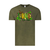 Vintage Olive love like jesus st. patricks Vintage Tee - FaDigitalArtStudio