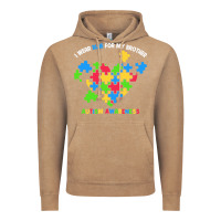 Vintage Coffee Wear Blue For My Brother Autism Vintage Hoodie - CowhideDigitalArt